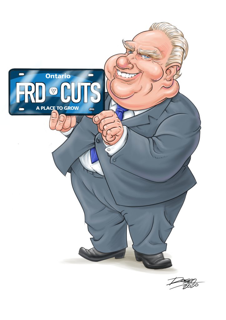 Doug Ford Caricature