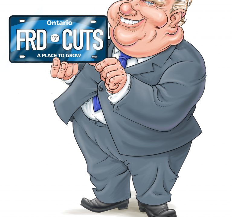 Doug Ford Caricature